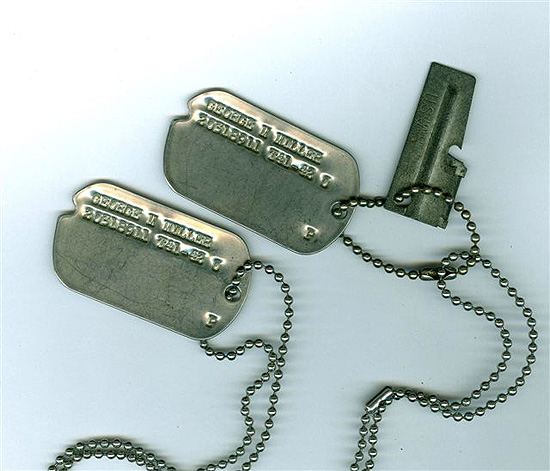 what do the numbers on navy dog tags mean