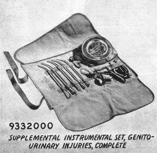 9332000 - Supplemental Instrumental Set, Genito-Urinary Injuries, Complete