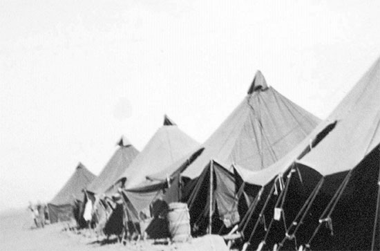Arles Staging Area # 3, Southern France, where the 79th Field Hospital was awaiting redeployment to the South Pacific Area. Period July-August 1945.