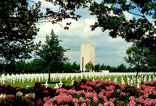 The Netherlands American Cemetery.