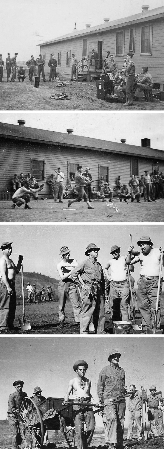 General view of 82d General Hospital personnel in action. There was time for recreation and work details. All illustrations taken while the unit was stationed at Camp White, Medford, Oregon.