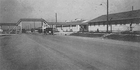 General view of the Station Hospital facility at Camp Barkeley, Texas where many of the staff of the 30th trained during its early phase.