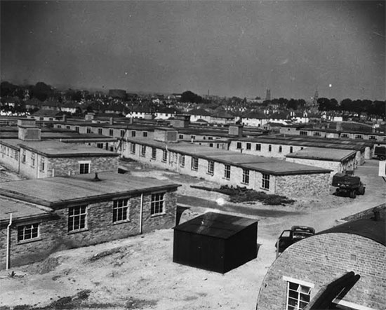 General view of Musgrove Park medical installations, Taunton, Somerset. This became the organization’s one and only station in the United Kingdom (October-November 1942).