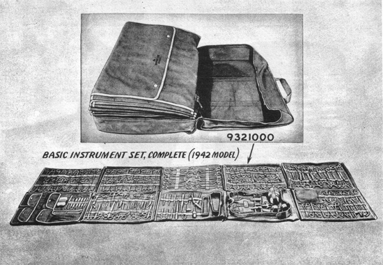 9321000 - Basic Instrument Set, Complete (1942 Model)