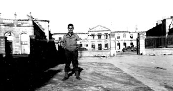 September 1945, Châlons-sur-Marne. Staging area and hospital installations.