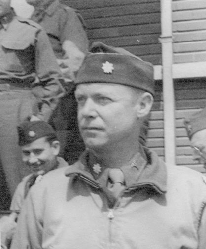 Picture illustrating Major Jean M. Stevenson, Chief Surgical Service, during the hospital’s stay at Tongres, Belgium, March-August 1945.