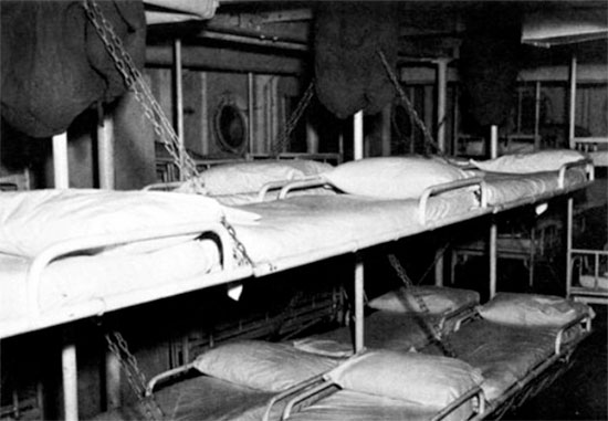 Surgical ward on board the USAHS Louis A. Milne.